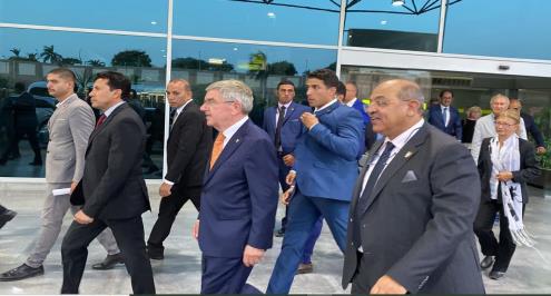 نص رسالة رئيس اللجنة الأولمبية الدولية في المتحف الأولمبي (صورة)